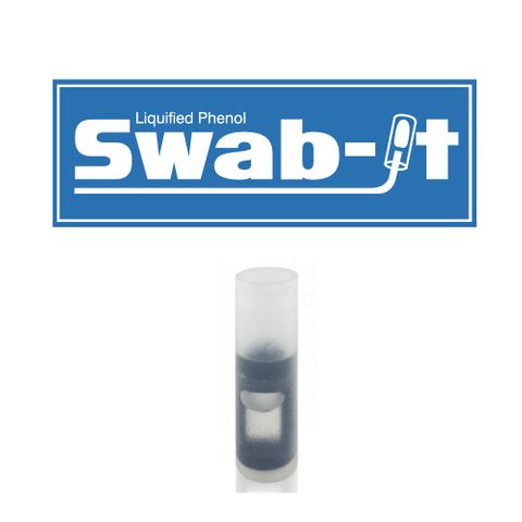 SWAB-IT AMPOULES each contains 0.175 to 0.20ml Liquified Phenol USP 89% - Pack of 30 *DANGEROUS GOODS  CLASS 6.1*