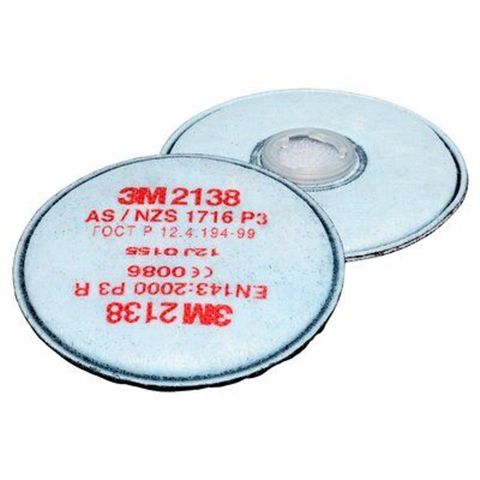 3M 2138 PARTICULATE FILTER Gp3 Dust/Fume/Gas Vapour