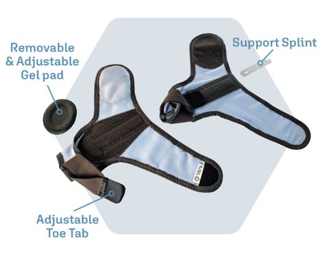 13000-02R CUSTOMISABLE NIGHT-TIME BUNION SPLINT Sm/Med RIGHT Pack of 1