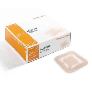 66000043 ALLEVYN ADHESIVE 7.5 x 7.5cm Box of 10