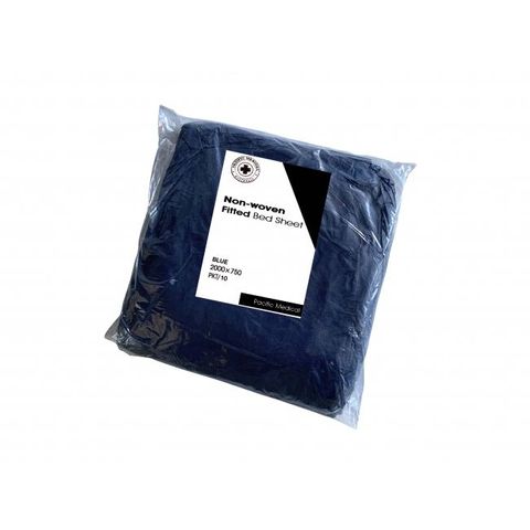 MATTRESS PROTECTOR - (PACBSHFITNB) 2000 x 750mm Carton of 100 (Blue or White as available)