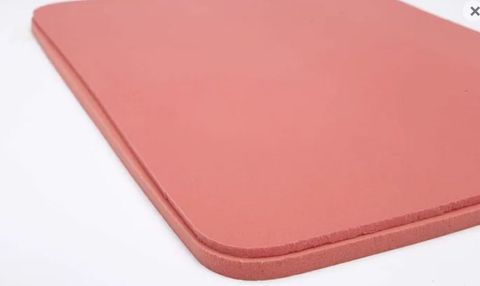PORON SLOW RECOVERY Salmon 3.2mm Buffed 1 side per metre - 1.37m wide
