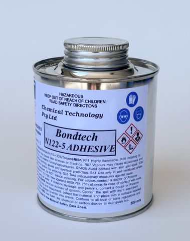 BONDTECH N122-5 ADHESIVE - No Brush  500ml *DANGEROUS GOODS CLASS 3*