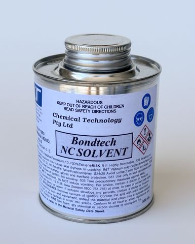 BONDTECH NC SOLVENT 500ml *DANGEROUS GOODS CLASS 3*