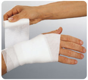 EASIFIX DRESSING RETENTION BANDAGE 5cm x 4m. White. Box of 20 Rolls