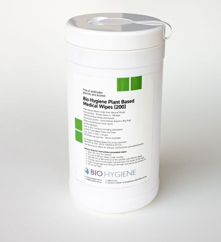 BIO HYGIENE PLANT BASED WIPES CANISTER HOLDS 200 WIPES (EMPTY)