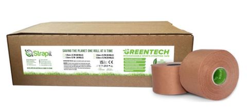 STRAPIT GREENTECH SPORTS STRAPPING TAPE 50mm x 13.7m per Roll