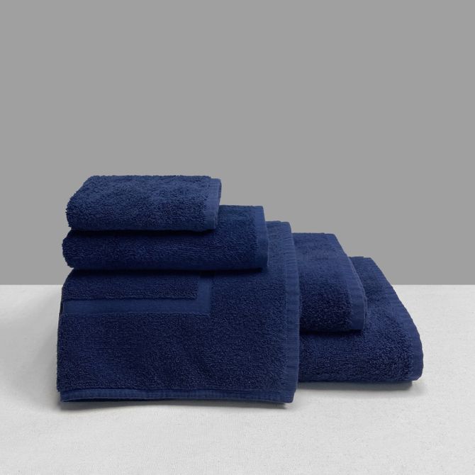 Shuttleless Face Cloth Navy
