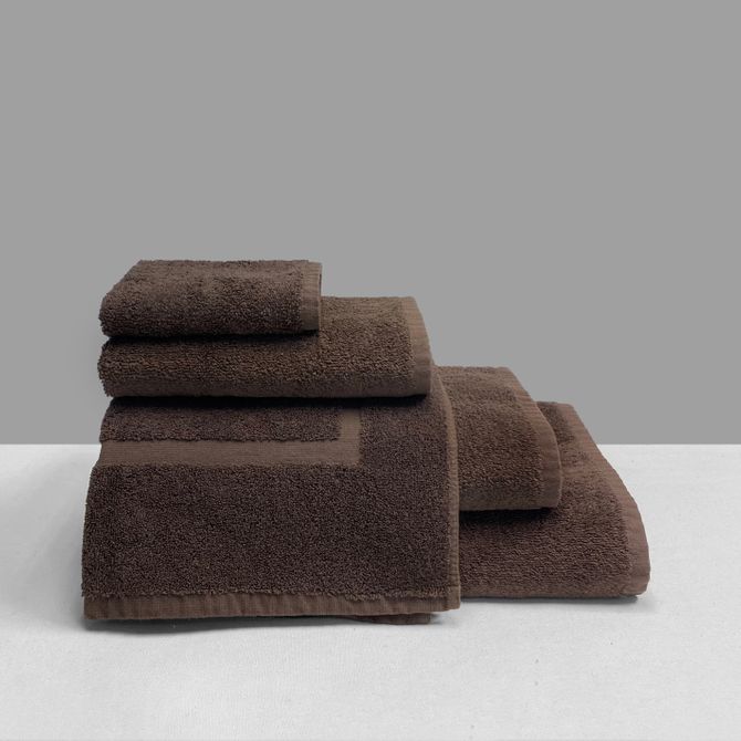 Shuttleless Hand Towel Chocolate
