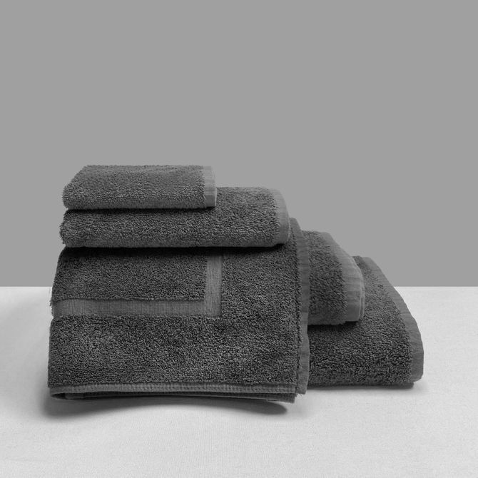 Shuttleless Spa Towel Charcoal