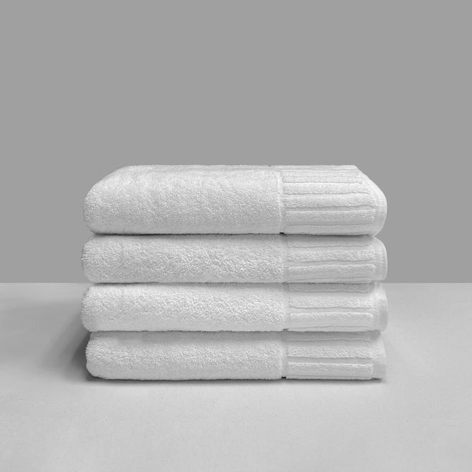 Harmony Bath Towel White