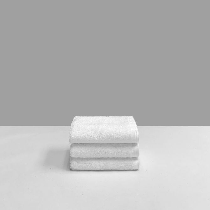 Optima Face Cloth White