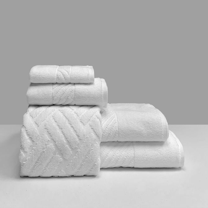 Jubilee Bath Towel Plus White