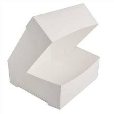 Cake Boxes - Corrugated White