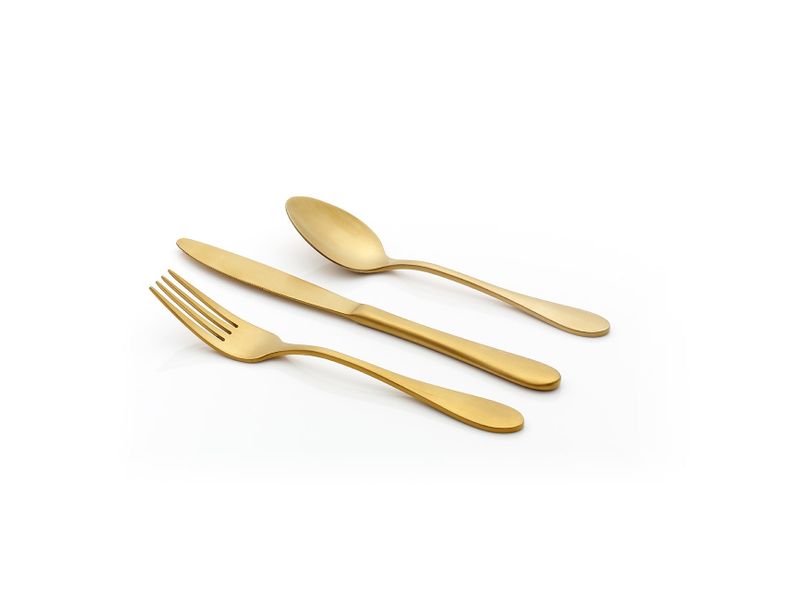 TABLEKRAFT SOHO GOLD TABLE KNIFE S/S 232mm (*13272*) =  1 X DOZEN