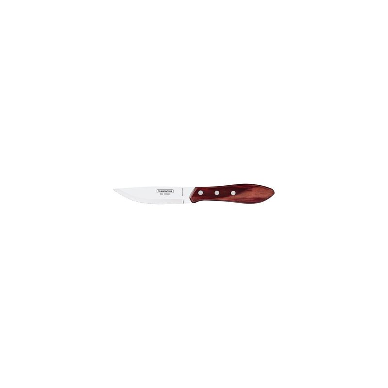POLYWOOD 5" JUMBO STEAK KNIFE 85-SERRATED WIDE RED (*TM21185/075*) = PACK OF 12 X EACHES