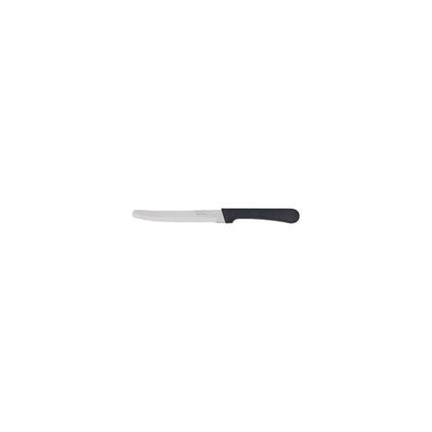 PLENUS 5" FRUIT/STEAK KNIFE 23-SERRATED NARROW BLACK PP (*TM22923/005*) = PACK OF 12 X EACHES