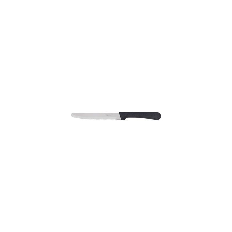 PLENUS 5" FRUIT/STEAK KNIFE 23-SERRATED NARROW BLACK PP (*TM22923/005*) = PACK OF 12 X EACHES