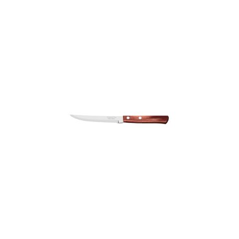 TRAMONTINA POLYWOOD 5" STEAK KNIFE-SERRATED NARROW RED (*TM21100/475*) = PACK OF 12 X EACHES