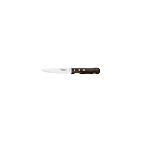 TRAMONTINA POLYWOOD 6" STEAK KNIFE 15-SERRATED WIDE BROWN (*TM21115/095*) = PACK OF 12 X EACHES