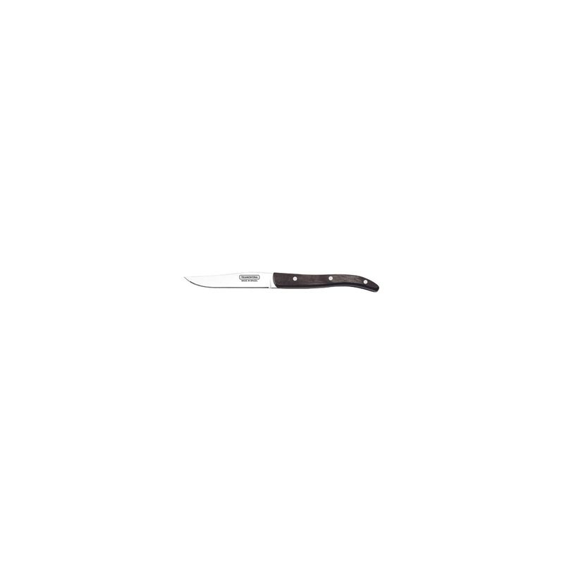 TRAMONTINA PASIANO POLYWOOD 4" STEAK KNIFE 10-SER NARROW BRN (*TM29810/023*) = PACK OF 12 X EACHES