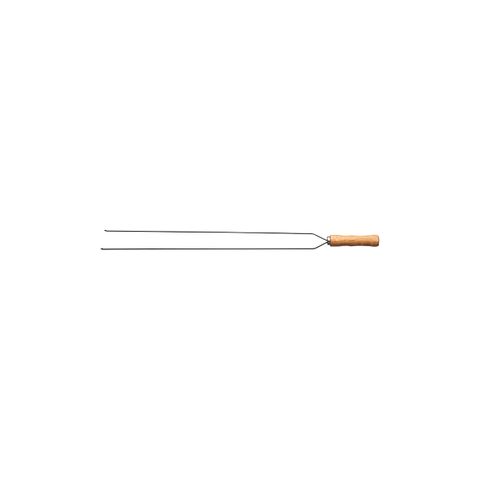 TRAMONTINA 75 CM HEAVY DUTY DUAL PRONG STAINLESS SKEWER W/WD (*TM26419/075*) =  1 X EACH