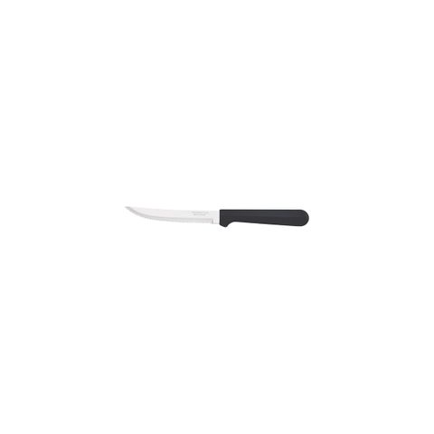 TRAMONTINA TULUM 5" STEAK KNIFE 70-SERRATED NARROW BLACK PP (*TM23270/465*) = PACK OF 12 X EACHES