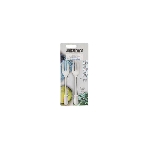 WILTSHIRE BAGUETTE CAKE FORK 4PC SET (*WLT50575*) = PACK OF 4 X SETS