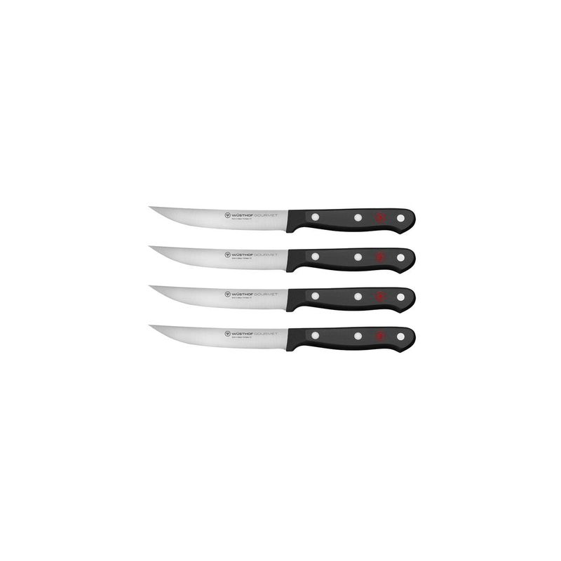 WUSTHOF GOURMET STEAK KNIFE SET 4 PIECE (1125060403W) (*28280*) =  1 X EACH