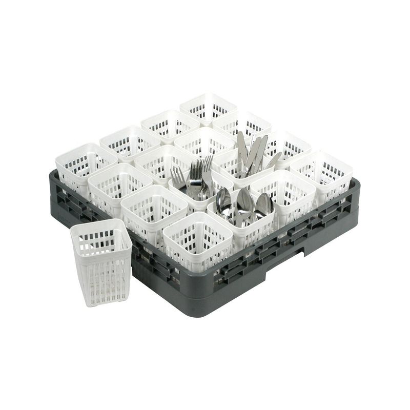 UNICA WASHRACK-FLATWARE HOLDER WHITE 108x108x138 (RCH) (*09576*) =  1 X EACH