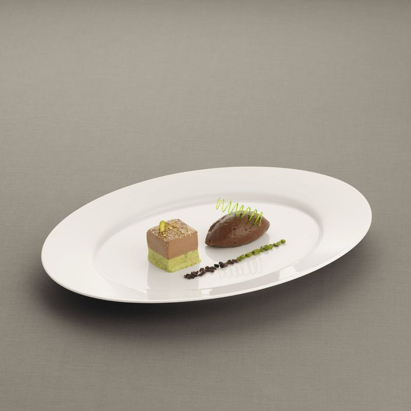 BAUSCHER PURITY FLAT PLATE w/RIM 290mm (*BHS6690029*) = PACK OF 6 X EACHES