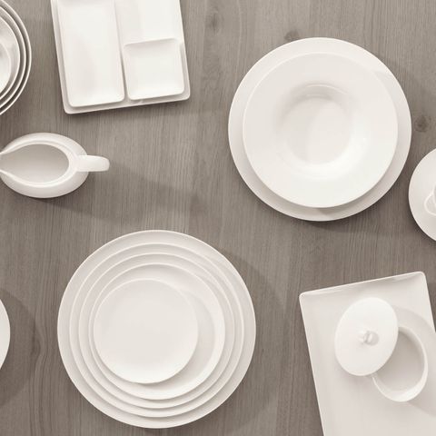 BAUSCHER PURITY SQUARE COUPE PLATE 90mm (*BHS6691509*) = PACK OF 12 X EACHES
