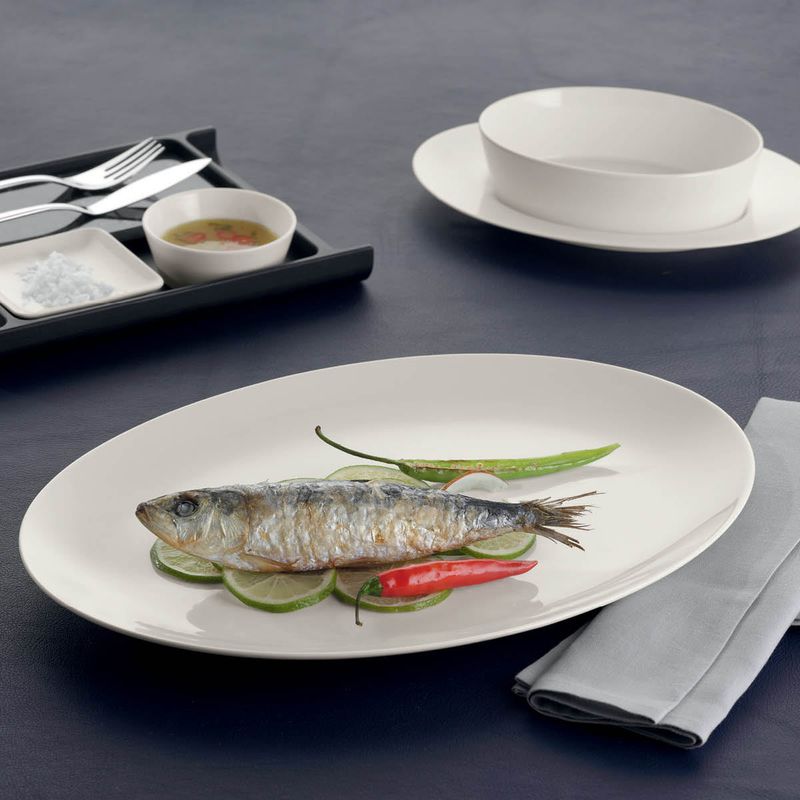 BAUSCHER PURITY ASYMMETRIC COUPE PLATE 290mm (*BHS6691829*) = PACK OF 6 X EACHES