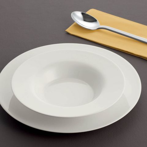 BAUSCHER PURITY DEEP PLATE w/RIM 200x37mm (*BHS6690120*) = PACK OF 12 X EACHES