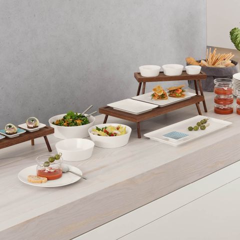 BAUSCHER PURITY ASYMMETRIC DISH 250x236x100mm 900ml (*BHS6693375*) = PACK OF 6 X EACHES