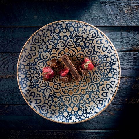 BONNA ALHAMBRA ROUND FLAT PLATTER 320x25mm (ALHGRM32PZ) (*120010*) = PACK OF 6 X EACHES