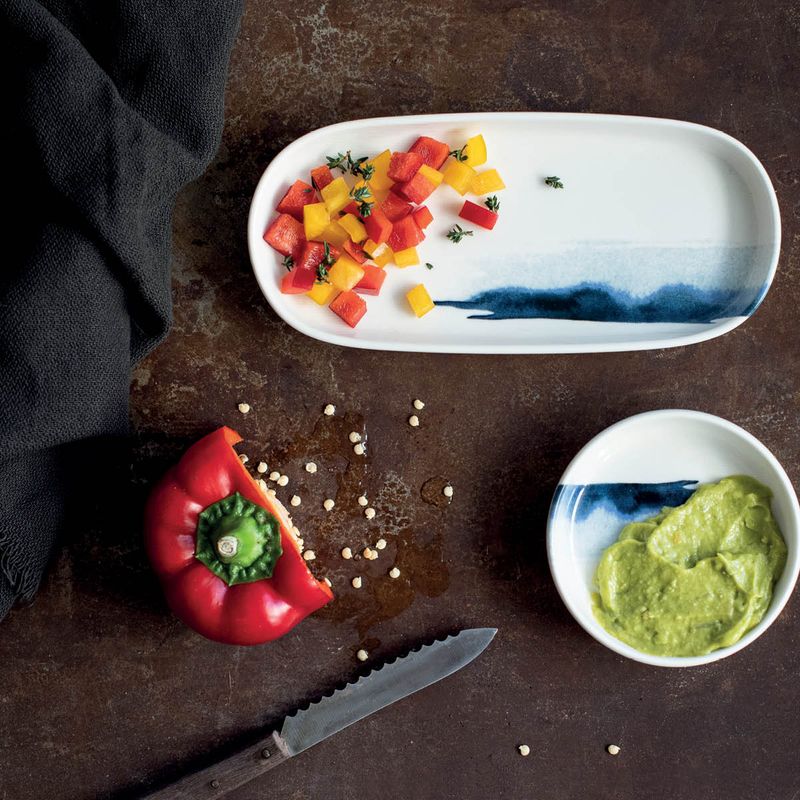 BONNA BLUE WAVE HYGGE OVAL PLATTER 300x160x17mm (BLWHYG30OV) (*130288*) = PACK OF 6 X EACHES