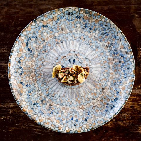 LUCA MOSAIC ROUND FLAT PLATTER 320x25mm (S-MT-LUCMZGRM32PZ (*130150*) = PACK OF 6 X EACHES