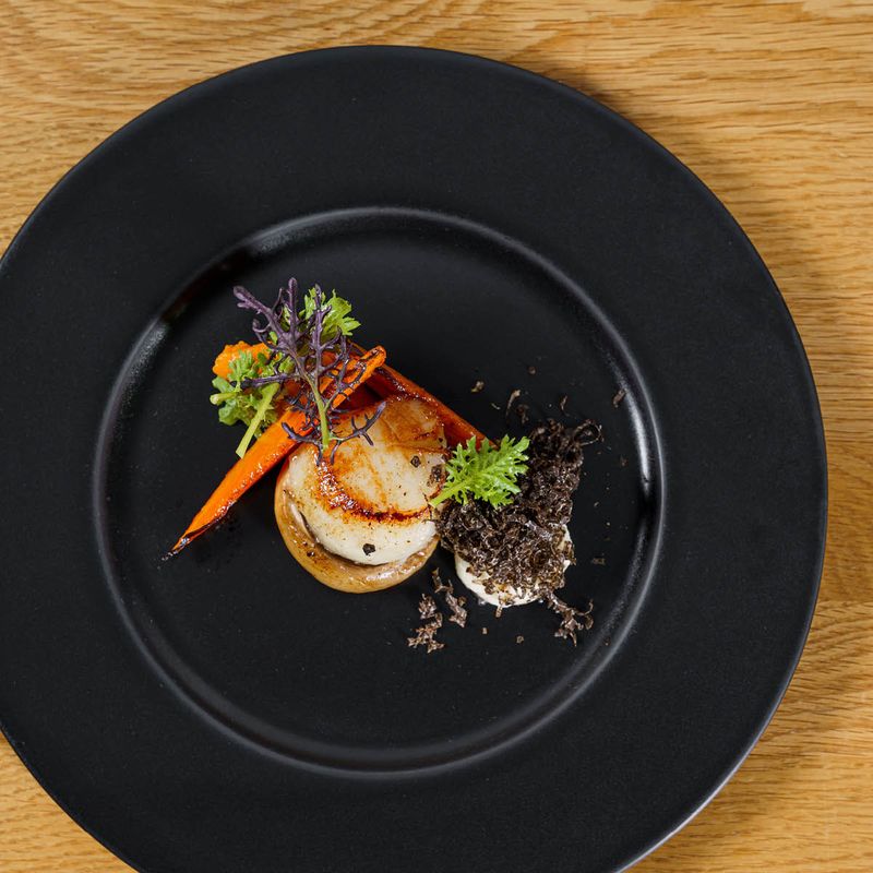 BONNA NOTTE NEAT ROUND PLATE w/RIM 240mm (NOTNEA24DZ) (*130728*) = PACK OF 6 X EACHES