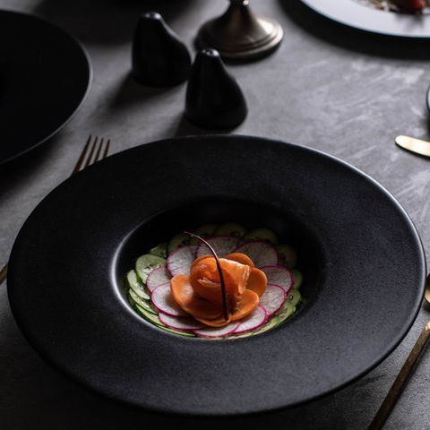 BONNA NOTTE NEAT ROUND PLATE w/RIM 320mm (NOTNEA32DZ) (*130732*) = PACK OF 6 X EACHES
