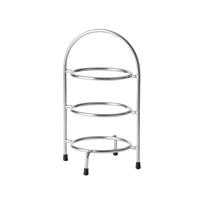 CHEF INOX 3-TIER ROUND DISPLAY STAND 155x185x270mm (*07702*) =  1 X EACH