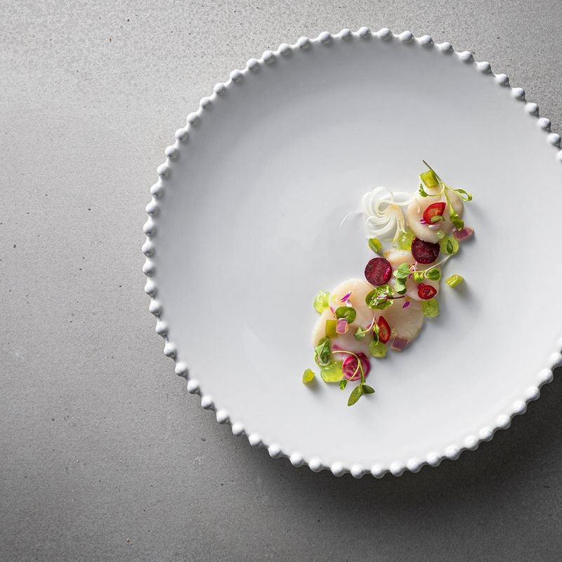 COSTA NOVA PEARL SOUP/PASTA PLATE 242x41mm WHI (PEP241-WHI) (*301332*) = PACK OF 6 X EACHES