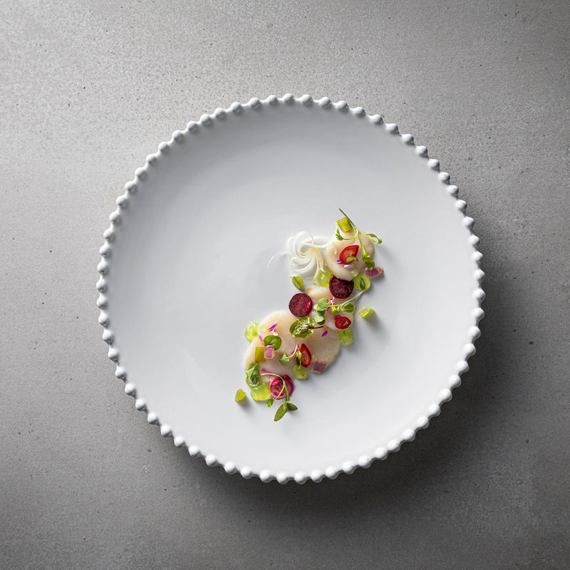 COSTA NOVA PEARL BREAD PLATE 170x24mm WHI (PEP173-WHI) (*301334*) = PACK OF 6 X EACHES