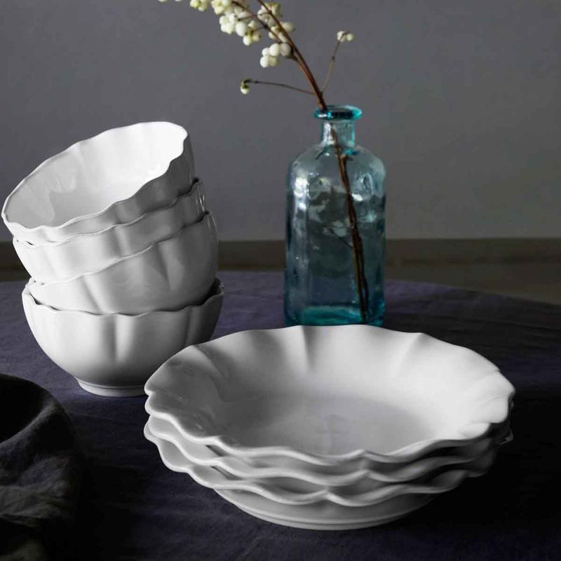 COSTA NOVA ROSA PASTA BOWL 247x48mm 800ml (DAP251-WHI) (*301753*) = PACK OF 6 X EACHES