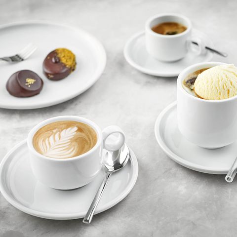 SCHONWALD SHIRO ESPRESSO SAUCER SUIT SH9255209 126x18mm (*SH9256909*) = PACK OF 12 X EACHES