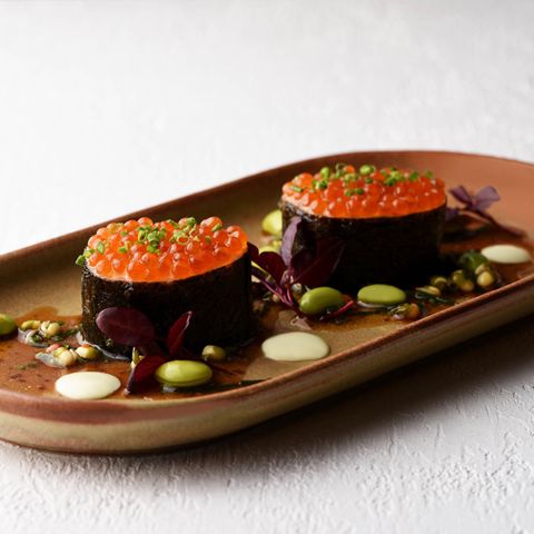 TABLEKRAFT ARTISTICA ROUND TAPAS DISH 160x45mm FLAME (*98326*) = PACK OF 4 X EACHES