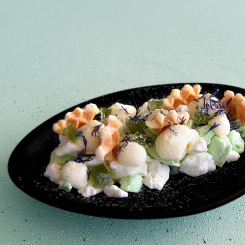TABLEKRAFT TK BLACK TRIANGULAR BOWL 110x95x45mm BLACK (*909570*) = PACK OF 6 X EACHES