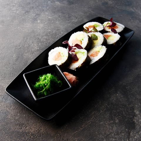 TABLEKRAFT TK BLACK RECTANGULAR PLATTER 260x100x27mm BLACK (*909582*) = PACK OF 6 X EACHES