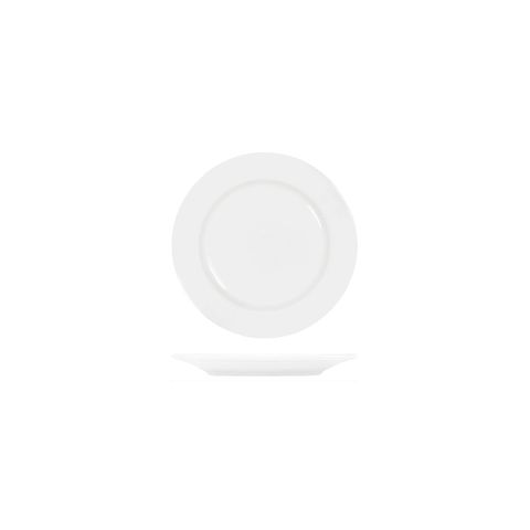 TABLEKRAFT CORE WHITE ROUND PLATE RIM SHAPE- 150mm (*91000*) = PACK OF 6 X EACHES