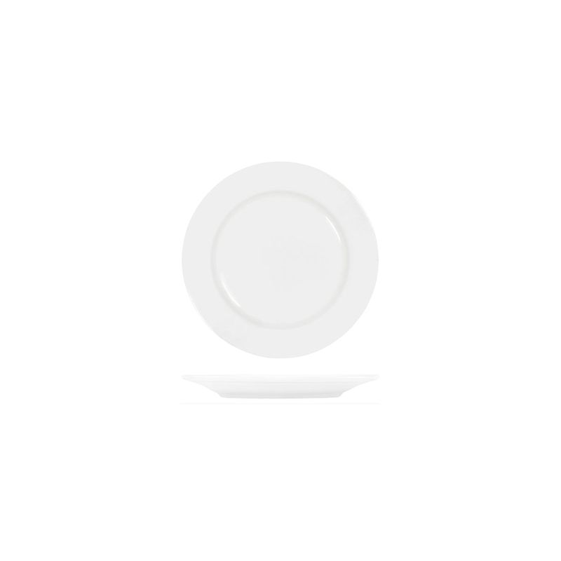 TABLEKRAFT CORE WHITE ROUND PLATE RIM SHAPE- 150mm (*91000*) = PACK OF 6 X EACHES